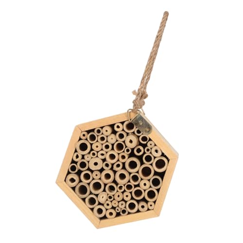 Yardenfun Handgemachter Bienenstock Aus Holz Bienengarten Hängendes Insektennest Für Jungen Und Mädchen Bildung von Yardenfun
