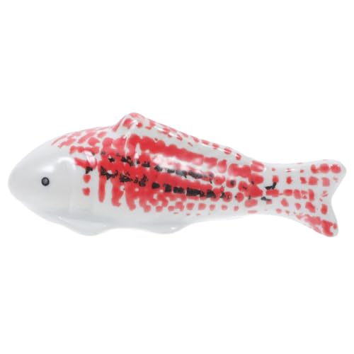 Yardenfun Keramik Schwimmender Fisch Ornament Aquarium Dekoration Langlebig Realistisch Kleiner Fisch für Aquarium und Tischdeko von Yardenfun