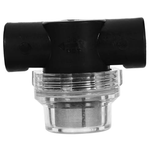 Yardenfun Kleines Inline Wasserfilter für Wasserpumpen Transparentes Netzsiebfilter für Gartenteich und Farmanwendungen Rostfreies Design für Sicht Yardenfun Kleines Inline Wasserfilter für Wasserpumpen Transparentes Netzsiebfilter für Gartenteich und Farmanwendungen Rostfreies Design für Sicht von Yardenfun