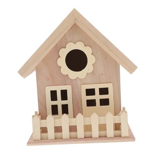 Yardenfun Vogelhaus Aus Holz Vogelnest-Ornamente Für Die Hütte Im Freien von Yardenfun