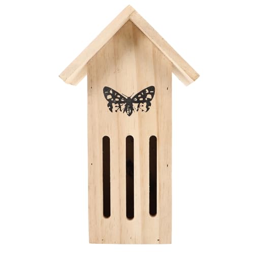 Yardenfun Schmetterlingsfutterhaus Aus Holz Insektengarten- Schmetterlingshaus- Ruheplatz für Schmetterlinge von Yardenfun