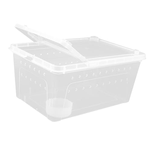 Yardwe Reptilien-Terrarium-lebensraum Acryl-schlangenbox 2-in-1-futter- Und Zuchtbox Atmungsaktive Löcher Für Einfache Beobachtung Und Reinigung Farbe Yardwe Reptilien-Terrarium-lebensraum Acryl-schlangenbox 2-in-1-futter- Und Zuchtbox Atmungsaktive Löcher Für Einfache Beobachtung Und Reinigung Farbe von Yardwe
