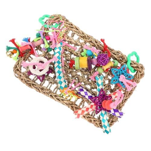 Yardwe Vogel Klettern Net Spielzeug Papagei Kauen Funktion Käfig Zubehör Biss Sicher Material Zufällige Farbe Yardwe Vogel Klettern Net Spielzeug Papagei Kauen Funktion Käfig Zubehör Biss Sicher Material Zufällige Farbe von Yardwe