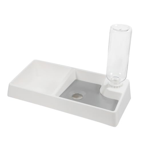 Yardwe Futter- und Wasserspender für Katzen Automatische Wassernäpfe für Katzen und Hunde 2-in-1-futterstation für Haustiere Auslaufsicheres Design für Kätzchen und Welpen Yardwe Futter- und Wasserspender für Katzen Automatische Wassernäpfe für Katzen und Hunde 2-in-1-futterstation für Haustiere Auslaufsicheres Design für Kätzchen und Welpen von Yardwe