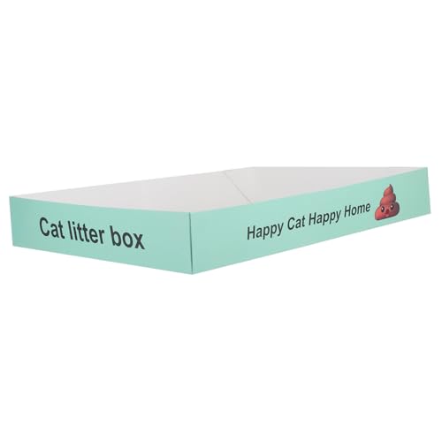 Yardwe Blumentopf Katzentoilette Katzentoilette Kit Kätzchen Offene Töpfchenpfanne Einweg-katzentoiletten Haustiertoilette von Yardwe