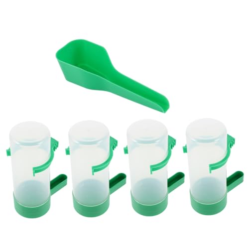 Yardwe 1 Satz Automatischer Vogelwasserspender Set für Papageien Teilig Wasserspender Futternapf Hängendes Zubehör für Vogelkäfige Sorgt für Sauberes Wasser und Einfache Handhabung von Yardwe