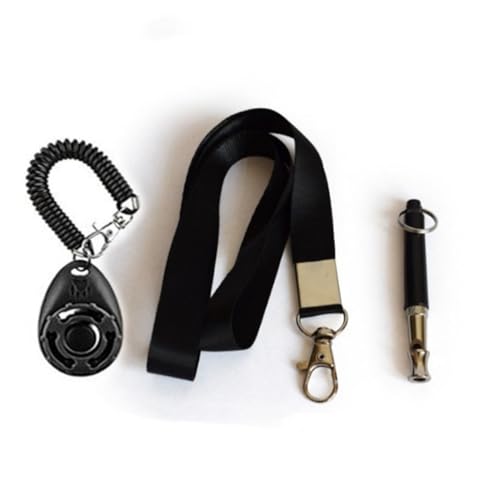 Yardwe 1 Satz Clickertraining für Hund Dog Whistles hundegurt Hundeerziehung hundelaufband Hundepfeife Haustier für Hunde Welpe Knopfklicker mit Handschlaufe Schaltflächenklicker Black Yardwe 1 Satz Clickertraining für Hund Dog Whistles hundegurt Hundeerziehung hundelaufband Hundepfeife Haustier für Hunde Welpe Knopfklicker mit Handschlaufe Schaltflächenklicker Black von Yardwe