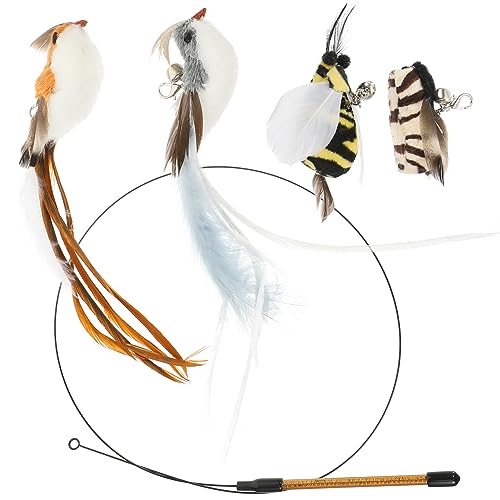 Yardwe 1 Satz Ersatzkopf für Katzenangel interaktives katzenspielzeug Interactive cat Toy Katzen Angeln für Wohnungskatzen drinnen für Kätzchen Katzenspielzeug Zauberstab Stoff Yardwe 1 Satz Ersatzkopf für Katzenangel interaktives katzenspielzeug Interactive cat Toy Katzen Angeln für Wohnungskatzen drinnen für Kätzchen Katzenspielzeug Zauberstab Stoff von Yardwe