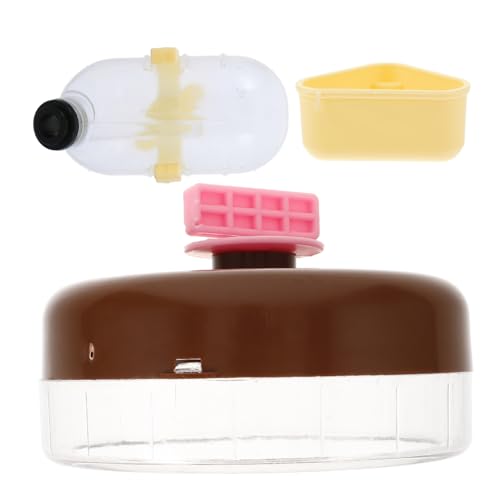 Yardwe 1satz Laufrad Set Für Kleintiere Teiliges Zubehör Mit Trinkflasche Und Laufrad Für Hamster Mäuse Und Andere Kleine Tiere Langlebigem Platzsparend Und von Yardwe