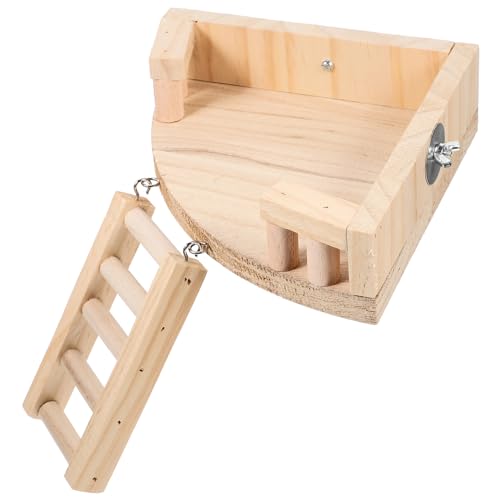 Yardwe 1satz Holzspielzeug Für Hamster Stufige Plattform Mit Leiter Kleintier-zubehör Für Ratten Und Meerschweinchen Fördert Balance Und Bewegung Der Käfighaltung Yardwe 1satz Holzspielzeug Für Hamster Stufige Plattform Mit Leiter Kleintier-zubehör Für Ratten Und Meerschweinchen Fördert Balance Und Bewegung Der Käfighaltung von Yardwe