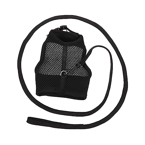 Yardwe 1 Satz Hasengeschirr Transportbox für Haustiere Kaninchenkäfig Brustgurt Wurf Hasenkleidung Bunny Party Hasen Kaninchen-Traktionsseil Outdoor-Kaninchengeschirr Netz Black Yardwe 1 Satz Hasengeschirr Transportbox für Haustiere Kaninchenkäfig Brustgurt Wurf Hasenkleidung Bunny Party Hasen Kaninchen-Traktionsseil Outdoor-Kaninchengeschirr Netz Black von Yardwe