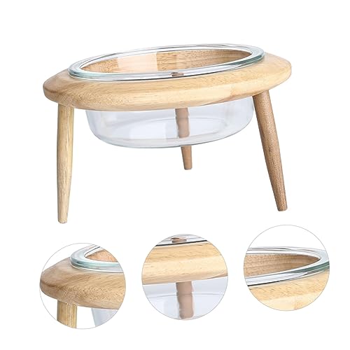 Yardwe 1 Satz Haustiernapf Aus Glas Schüssel Drinnen Katzennapf Trinken Essen Katzennäpfe Sicher Wasserschale Für Rostfrei Fütterung Wasserzufuhr Hölzern Khaki Yardwe 1 Satz Haustiernapf Aus Glas Schüssel Drinnen Katzennapf Trinken Essen Katzennäpfe Sicher Wasserschale Für Rostfrei Fütterung Wasserzufuhr Hölzern Khaki von Yardwe