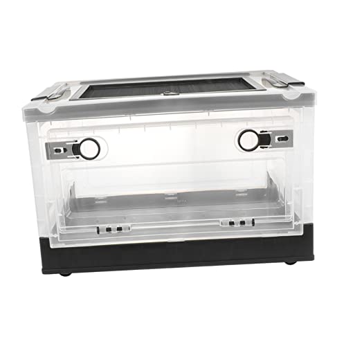 Yardwe 1 Satz Isolierter Haustierkäfig großer Hamsterkäfig Nistkästen für Haustiere Hamsterkäfig groß drinnen Innenkäfig Rosa Hamsterhäuser Hamsterhaus Kleintier Terrarium Plastik Schwarz von Yardwe