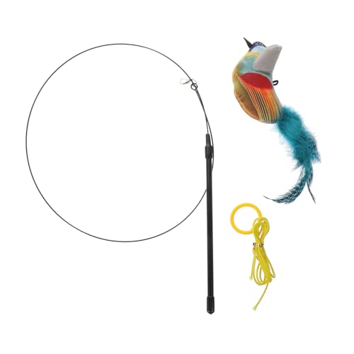 Yardwe 1satz Interaktives Katzenspielzeug Mit Squeaker-Bird Elektrische Feder- Katzenangel Mit Katzenminze Für Spiel Und Selbstunterhaltung Für Kätzchen Und Erwachsene Katzen Yardwe 1satz Interaktives Katzenspielzeug Mit Squeaker-Bird Elektrische Feder- Katzenangel Mit Katzenminze Für Spiel Und Selbstunterhaltung Für Kätzchen Und Erwachsene Katzen von Yardwe