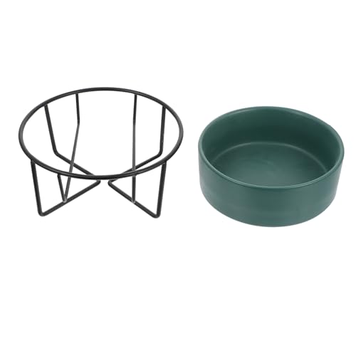 Yardwe 1 Satz Katzenschüssel Aus Keramik Schale Mit Ständer Welpe Großer Hund Ständer Für Katzenfutternapf Zubehör Für Meerschweinchen Lebensmittelbehälter Hundenäpfe Windeln Green Yardwe 1 Satz Katzenschüssel Aus Keramik Schale Mit Ständer Welpe Großer Hund Ständer Für Katzenfutternapf Zubehör Für Meerschweinchen Lebensmittelbehälter Hundenäpfe Windeln Green von Yardwe