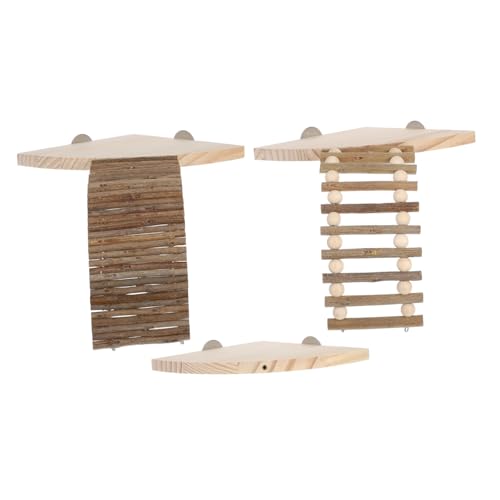 Yardwe 1 Satz Kletterplattform für Hamster Holzspielzeug mit Leiter für Kleintiere Sichere Aktivitätsfläche für Zwerghamster und Meerschweinchen Einfach zu Reinigen und Teiliges Yardwe 1 Satz Kletterplattform für Hamster Holzspielzeug mit Leiter für Kleintiere Sichere Aktivitätsfläche für Zwerghamster und Meerschweinchen Einfach zu Reinigen und Teiliges von Yardwe
