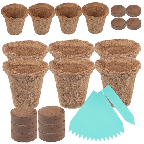 Yardwe 1 Satz Kokospalmen Pfannen Gartenbedarf Hydrokultur-gartenset Saftig Anlage Pflanzentopf Kokos Pflanzer Pflanzkorbmatte Blumenzuchtbehälter Gärtnereibedarf Container Pflanzenfaser Yardwe 1 Satz Kokospalmen Pfannen Gartenbedarf Hydrokultur-gartenset Saftig Anlage Pflanzentopf Kokos Pflanzer Pflanzkorbmatte Blumenzuchtbehälter Gärtnereibedarf Container Pflanzenfaser von Yardwe