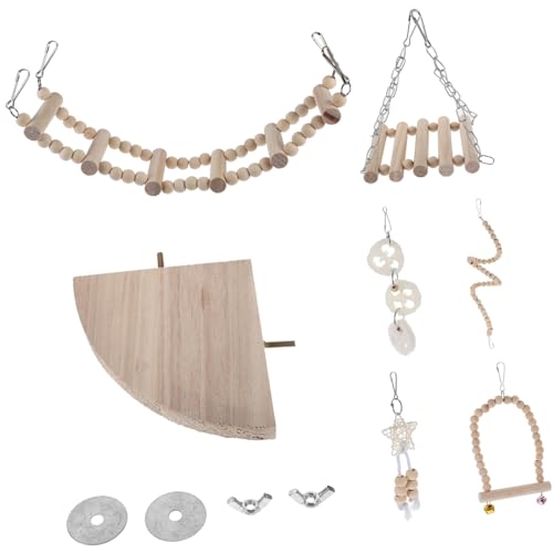 Yardwe Vogel Spielzeug Papagei Spielzeug Set Kauen Spielzeug Holz Plattform Papagei Barsch Vogel Käfig Decor Yardwe Vogel Spielzeug Papagei Spielzeug Set Kauen Spielzeug Holz Plattform Papagei Barsch Vogel Käfig Decor von Yardwe