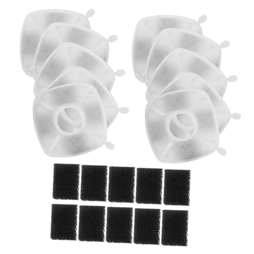 Yardwe 1 Satz Pet Wasserbrunnen Filter Austauschbare Filter für Katzen und Hundetrinker Automatisches Trinkfiltrationssystem Hochleistungs Filterbaumwolle Yardwe 1 Satz Pet Wasserbrunnen Filter Austauschbare Filter für Katzen und Hundetrinker Automatisches Trinkfiltrationssystem Hochleistungs Filterbaumwolle von Yardwe