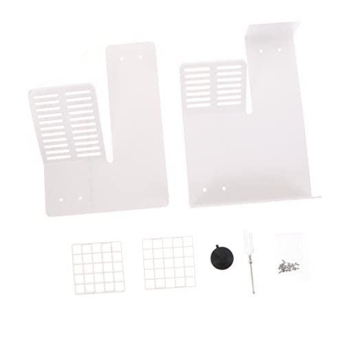 Yardwe 1 Satz Schwimmende Inselschildkrötenplattform Schildkröten-Dock Aquarium über Wasser- für schleichtiere Reptilien-Dock Schildkröten Terrasse Reptilienleiter Plastik Weiß von Yardwe