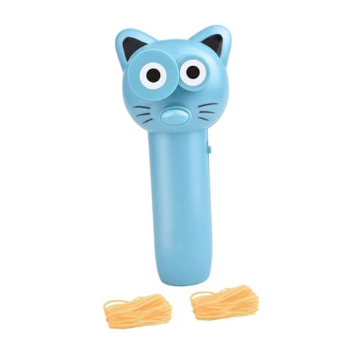 Yardwe 1 Satz Seilwerfer für kinderspielzeug gartenspielzeug stressabbau Katzen + Druckentlastungsspielzeug elektrisches Seilwurfspielzeug Abs Blue von Yardwe