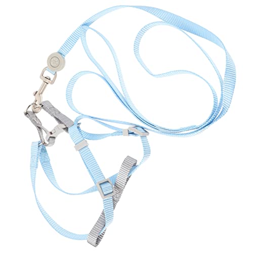 Yardwe Katzenset Mit Geschirr Und Leine Ausbruchsicheres Geschirr Für Katzen Robuste Leine Für Outdoor-aktivitäten Einhändig Bedienbar Für Katzenhalter von Yardwe