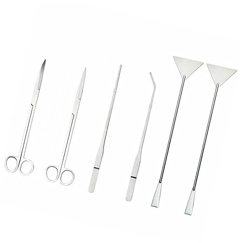 Yardwe 1 Satz Werkzeuge für Aquarienwasserpflanzen Zubehör für Aquarien Aquarium automatisch Wasserpflanzenpflege Gebogene Schere Wassergrasreiniger Rostfreier Stahl Silver Yardwe 1 Satz Werkzeuge für Aquarienwasserpflanzen Zubehör für Aquarien Aquarium automatisch Wasserpflanzenpflege Gebogene Schere Wassergrasreiniger Rostfreier Stahl Silver von Yardwe