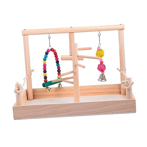 Yardwe Papageien-beißspielzeug 3-in-1-vogelschaukelspielzeug Rattan-kauspielzeug Vogelkäfigschaukel Unterhaltsamer Spielständer Für Papageien Yardwe Papageien-beißspielzeug 3-in-1-vogelschaukelspielzeug Rattan-kauspielzeug Vogelkäfigschaukel Unterhaltsamer Spielständer Für Papageien von Yardwe
