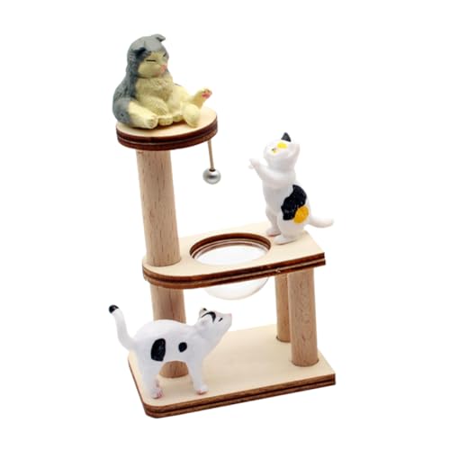 Yardwe 1 Satz puppenhaus Katze klettergerüst Artikel drinnen klein Haustier katzenkratzbaum katzenspielzeug Schlafzimmer Katzenhaus Mini- -Kratzbaum aus Holz Mini-Möbelverzierung Harz Yardwe 1 Satz puppenhaus Katze klettergerüst Artikel drinnen klein Haustier katzenkratzbaum katzenspielzeug Schlafzimmer Katzenhaus Mini- -Kratzbaum aus Holz Mini-Möbelverzierung Harz von Yardwe