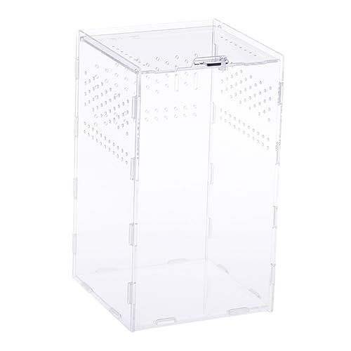 Yardwe Durchsichtige Reptilien-zuchtboxen Aus Kunststoff Transparente Brutkästen Mit Belüftungslöchern Für Eidechsen Spinnen Skorpione Kleine Schildkröten Und Andere Yardwe Durchsichtige Reptilien-zuchtboxen Aus Kunststoff Transparente Brutkästen Mit Belüftungslöchern Für Eidechsen Spinnen Skorpione Kleine Schildkröten Und Andere von Yardwe