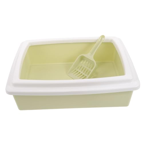Yardwe 1satz Katzenstreu Toilette Halbgeschlossener Katzenklo Mit Abnehmbaren Hohen Wänden Und Streuschaufel Für Einfache Reinigung Katzentoilette Für Katzen Und Kleine Haustiere Yardwe 1satz Katzenstreu Toilette Halbgeschlossener Katzenklo Mit Abnehmbaren Hohen Wänden Und Streuschaufel Für Einfache Reinigung Katzentoilette Für Katzen Und Kleine Haustiere von Yardwe