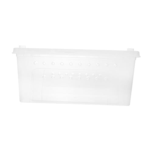 Yardwe 1 Stück Aufzuchtbox für Insekten UV drinnen Schildkrötezubehör Vivarium groß gehäuse Reptilienträger aus Kunststoff Grillenbehälter für Reptilien Gecko-Zubehör Plastik Transparent Yardwe 1 Stück Aufzuchtbox für Insekten UV drinnen Schildkrötezubehör Vivarium groß gehäuse Reptilienträger aus Kunststoff Grillenbehälter für Reptilien Gecko-Zubehör Plastik Transparent von Yardwe