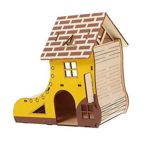 Yardwe 1stück Holz Hamster Villa Versteckhaus Für Kleintiere Spielplatz Langlebig Und Stabil Für Hamster Und Zwerghamster Natürliche Fördert Spiel Und Bewegung Yardwe 1stück Holz Hamster Villa Versteckhaus Für Kleintiere Spielplatz Langlebig Und Stabil Für Hamster Und Zwerghamster Natürliche Fördert Spiel Und Bewegung von Yardwe