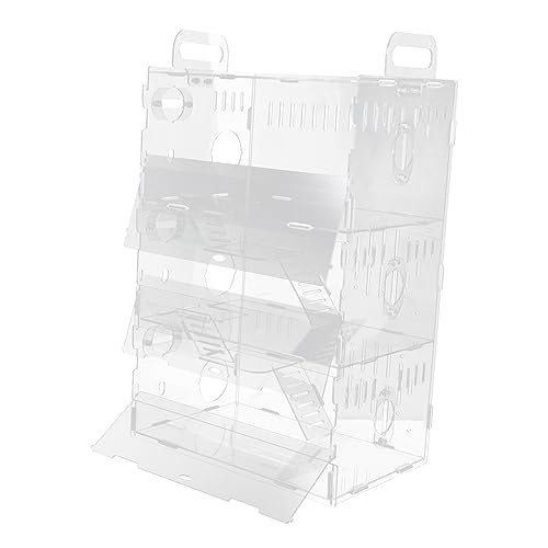 Yardwe Käfigschloss Für Hamster Meerschweinchen Acryl Käfig Für Haustiere 30 X 20 X 45 cm Stabil Und Sicher Für Dauerhaften Gebrauch Ideal Zum Spielen Und Herumtollen Mit Haustieren von Yardwe