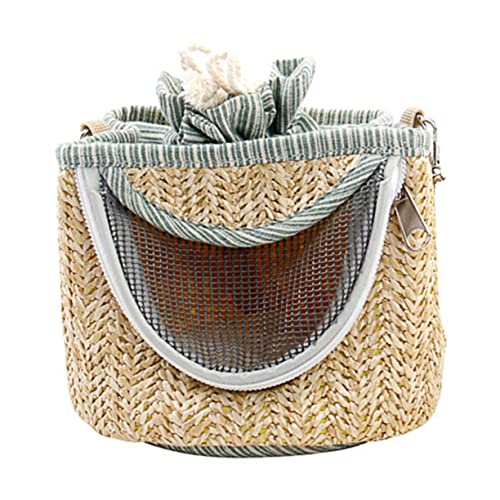 Yardwe Haustier-Rucksack Für Kleintiere Hamster-Tragetasche Mit Fenster Universaltasche Für Draußen Zufällige Farbe von Yardwe