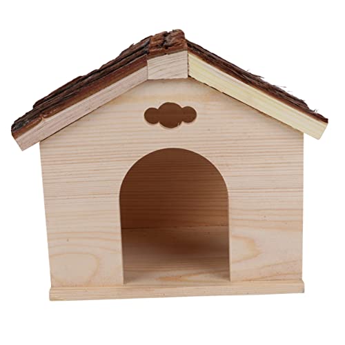 Yardwe Meerschweinchen-holzhaus Meerschweinchenhütte Eichhörnchenversteck Chinchillaversteck Holzblockhütte Für Haustiere Yardwe Meerschweinchen-holzhaus Meerschweinchenhütte Eichhörnchenversteck Chinchillaversteck Holzblockhütte Für Haustiere von Yardwe