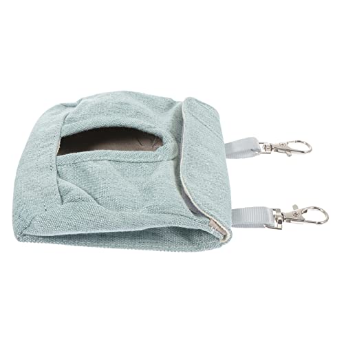 Yardwe 1 Stück Kleidersack Meerschweinchen Heu Meerschweinchen Wurf Tasche Futtersack Für Kleintiere Drinnen Meerschweinchenkäfig Chinchilla-Futter Zubehör Für Haustierkäfige Stoff Blue von Yardwe