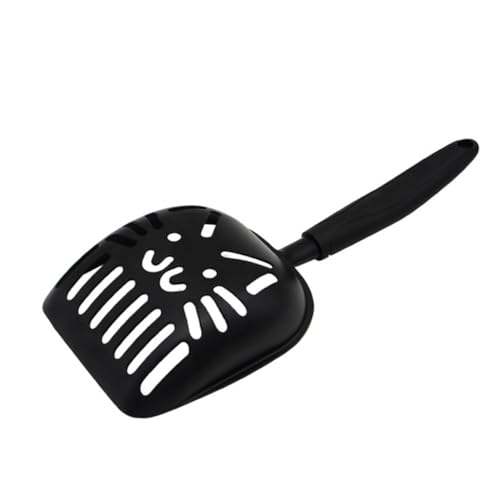 Yardwe 1 Stück Schaufel für Katzenstreu Scoop Schaufeln Wurf Körperpflege drinnen Haustier-Katzenstreu-Schaufel Haustier-Reinigungsschaufel Katzenstreu Schaufel Katzenschaufel Black von Yardwe