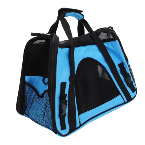 Yardwe 1 Stück Tasche für Haustiere Katzentransporter Katzentasche Hundetasche für draußen Reisetasche für Katzen Haustasche Himmelblau Yardwe 1 Stück Tasche für Haustiere Katzentransporter Katzentasche Hundetasche für draußen Reisetasche für Katzen Haustasche Himmelblau von Yardwe