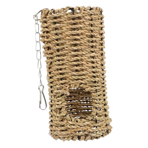 Yardwe 1stück Hängender Hamster Tunnel Natürlicher Rückzugsort Für Kleintiere Spielzeug Für Hamster Mäuse Und Meerschweinchen Vielseitig Einsetzbar Als Nest Und Versteck Kompakt von Yardwe