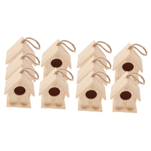 Yardwe 10 STK Dekoration aus Holz vogelhaus Vogelkäfig das Vogelnest Requisiten Vogelfütterer schmücken Yardwe 10 STK Dekoration aus Holz vogelhaus Vogelkäfig das Vogelnest Requisiten Vogelfütterer schmücken von Yardwe