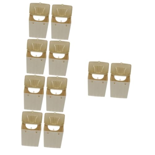 Yardwe 10 STK Vogelzuchtbox vogelhaus Vogelkäfig Nymphensittich Kanarienvogel Nest Brutkasten für Vögel Vogelzuchtfall Langen Wellensittich Vogel liefert Haustierkäfig Terrarium Yardwe 10 STK Vogelzuchtbox vogelhaus Vogelkäfig Nymphensittich Kanarienvogel Nest Brutkasten für Vögel Vogelzuchtfall Langen Wellensittich Vogel liefert Haustierkäfig Terrarium von Yardwe