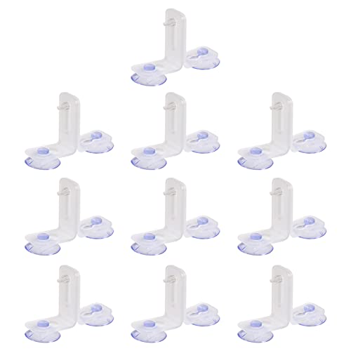 Yardwe 10stücke Teiliges Aquarium Saugnapf Trennwand Clip Fischbecken Divider Robuste wasserdichte Clips Für Einfache Installation Und Sichere Befestigung Im Aquarium Zur Isolation Von von Yardwe