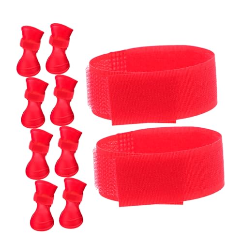 Yardwe 10 Stück Teiliges Hundepfotenabdeckungen Rutsch Sockenbänder für Haustiere Verstellbare Bootie Halter wasserdichte Schutzbänder für und Schneereiche Yardwe 10 Stück Teiliges Hundepfotenabdeckungen Rutsch Sockenbänder für Haustiere Verstellbare Bootie Halter wasserdichte Schutzbänder für und Schneereiche von Yardwe