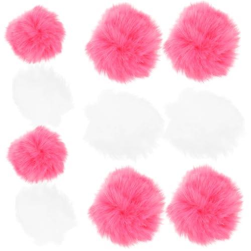 Yardwe 100 STK künstliche Plüschbälle Scrapbook Wohnkultur hüt Kleiderbälle Kleideraccessoires Hochzeitsdekorationen Schlüsselanhänger DIY Kleidung stütze Hutkugeln selber Machen Haarball von Yardwe