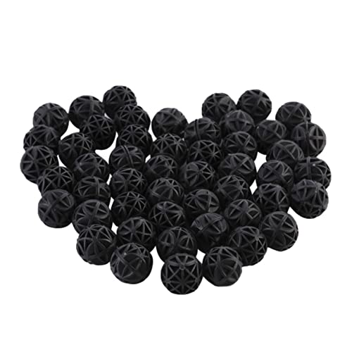 Yardwe 100St Aquarienfilter Luft Aquarium Tank Zubehör für Aquarien Kanister wasserreiniger hauswasserfilter Filterkugeln Filterbälle für Aquarien Bio-Bälle aus Kunststoff Plastik Black Yardwe 100St Aquarienfilter Luft Aquarium Tank Zubehör für Aquarien Kanister wasserreiniger hauswasserfilter Filterkugeln Filterbälle für Aquarien Bio-Bälle aus Kunststoff Plastik Black von Yardwe