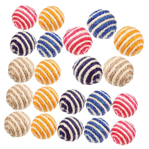 Yardwe 105 STK Katze Sisalkugel Schleifspielzeug für Katzen Haustier kratzen interaktives katzenspielzeug Interactive cat Toy Spielzeuge Katzen-Teaser Ballspielzeug für Katzen Sisalkatze Yardwe 105 STK Katze Sisalkugel Schleifspielzeug für Katzen Haustier kratzen interaktives katzenspielzeug Interactive cat Toy Spielzeuge Katzen-Teaser Ballspielzeug für Katzen Sisalkatze von Yardwe