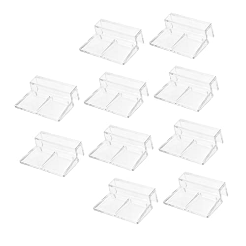 Yardwe 10St Halterung für die Abdeckung des Aquariums Pumpe Regalstützen Bausatz Aquarium Zubehör Aquarium Abdeckung Halterung Fischbecken-Abdeckungsregal Abdeckrahmen für Aquarien Acryl von Yardwe