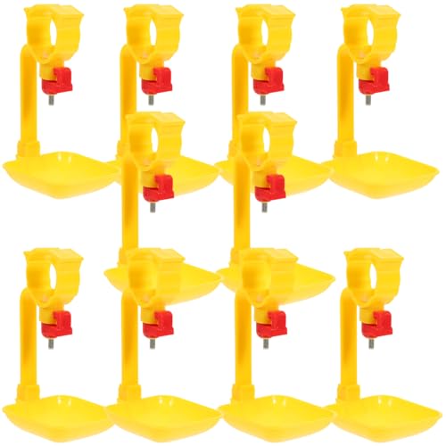 Yardwe Sichere Hühnerwasserzufuhr 10pcs Hühnernippeltrinker Geflügel Yardwe Sichere Hühnerwasserzufuhr 10pcs Hühnernippeltrinker Geflügel von Yardwe