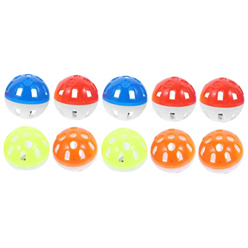 Yardwe 10stücke Parrot Bird Spielzeug Bunte Kauspielzeuge Mit Glocken Für Wellensittiche Und Andere Vögel Robuste Und Kreative Vogelspielzeuge Für Käfige von Yardwe